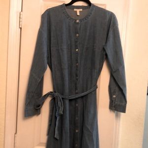Eileen Fisher Denim Shirtdress